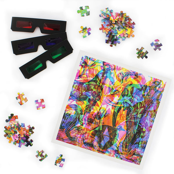 RGB Jungle 500 Piece Puzzle