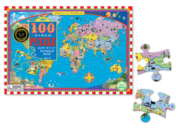 世界地圖100件拼圖