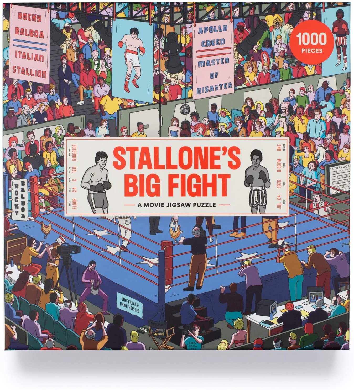 Stallone’s Big Fight A Movie 1000 Piece Puzzle