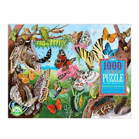 Butterflies & Moths 1000 Piece Puzzle