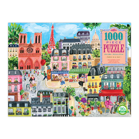 巴黎一日遊1000塊拼圖
