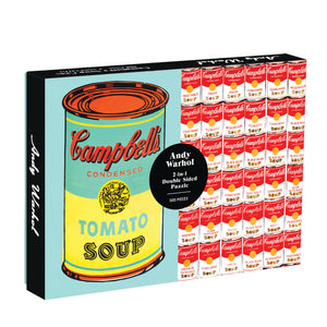 Andy Warhol Soup Can Double Sided 500 Piece Puzzle