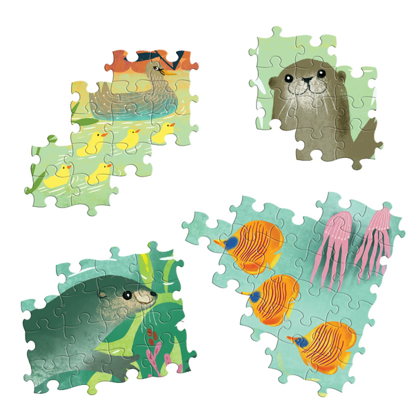 Otters 1000 Piece Puzzle