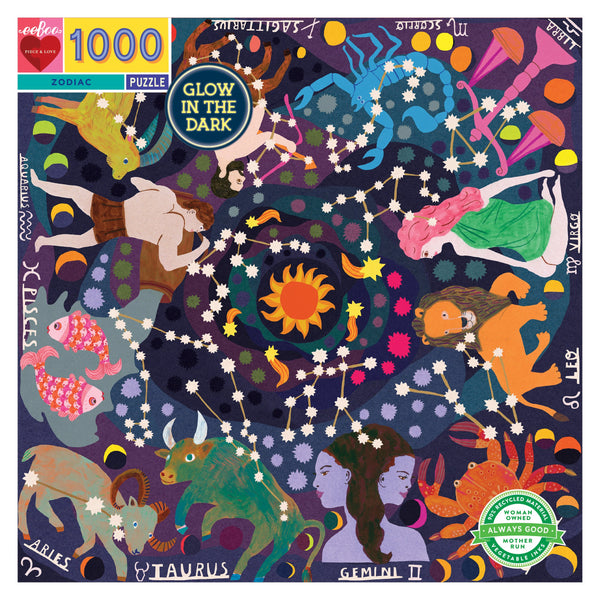 Zodiac Glow in the Dark 1000 Piece Puzzle