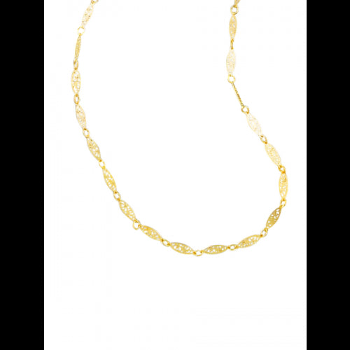 Gold Mini Filigree Nacklace